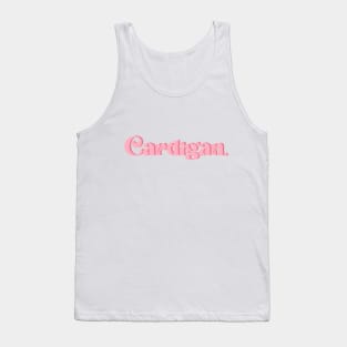 Cardigan Tank Top